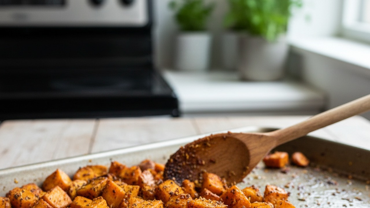 Roast the sweet potatoes