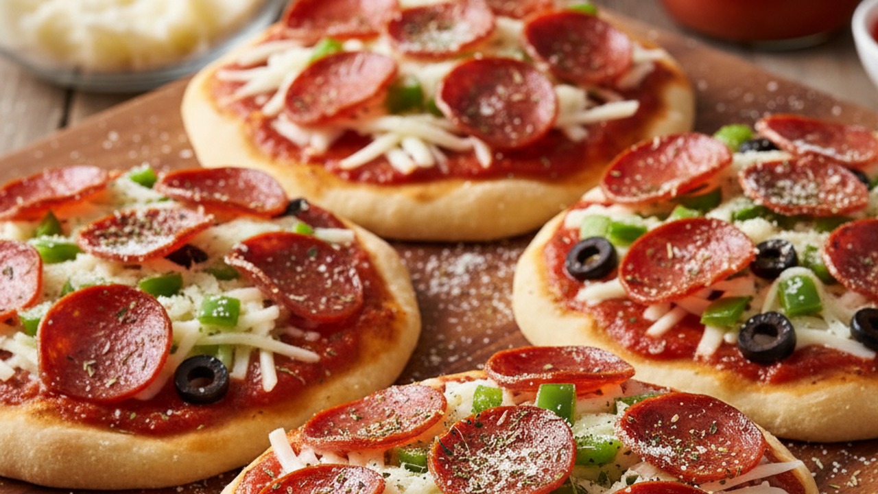 Assemble the pizzas