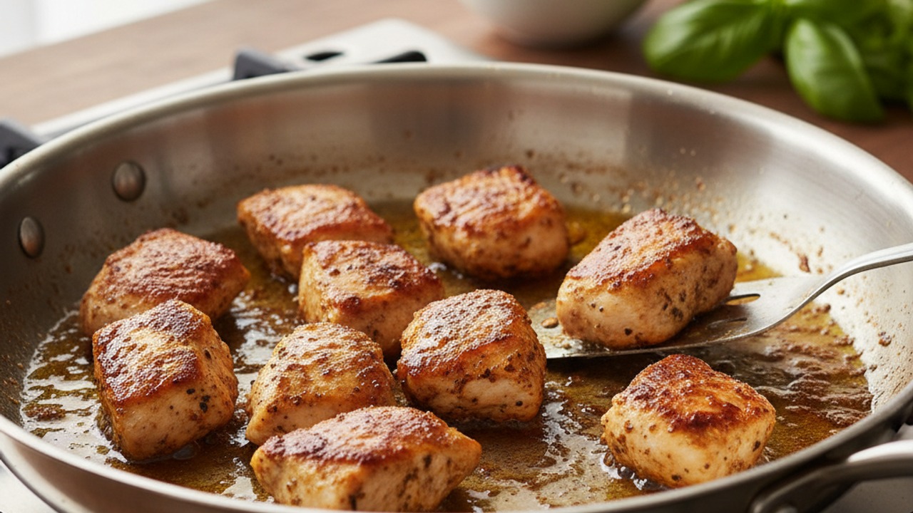 Sear the chicken