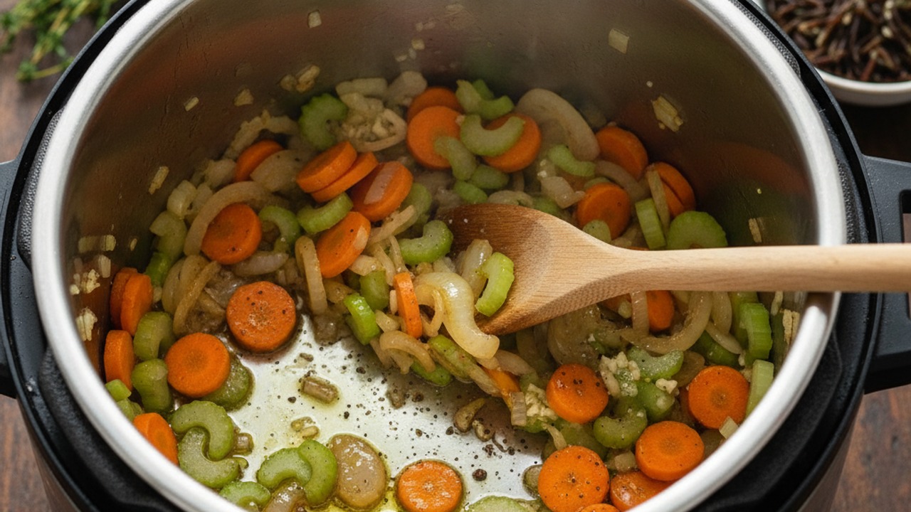 Sauté the aromatics