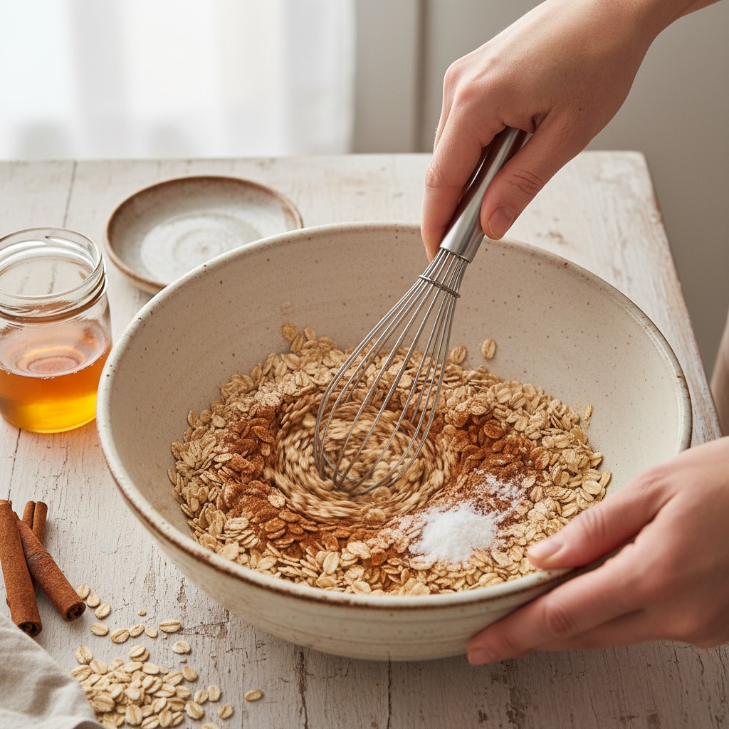 Combine dry ingredients