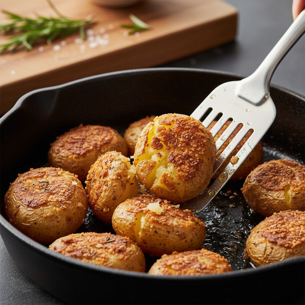 Cook until deep golden and turn once