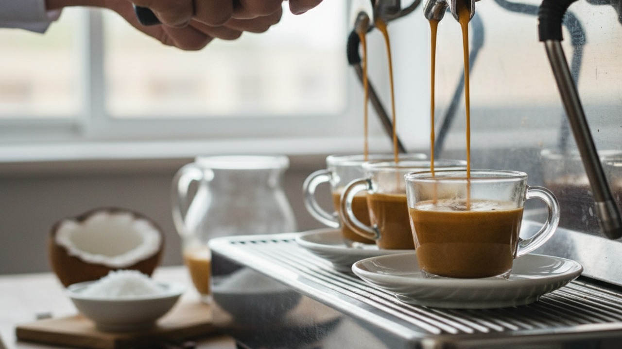 Pull the espresso