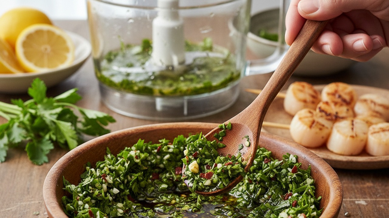 Make the chimichurri