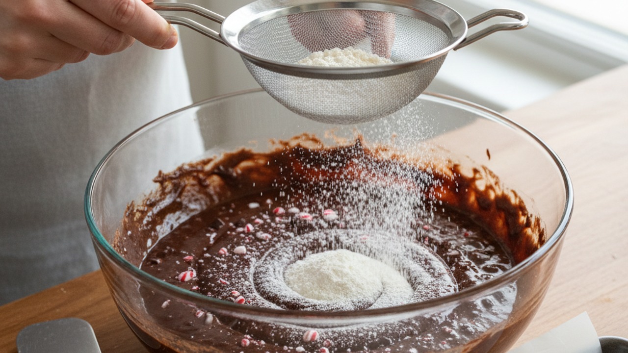Add the flour