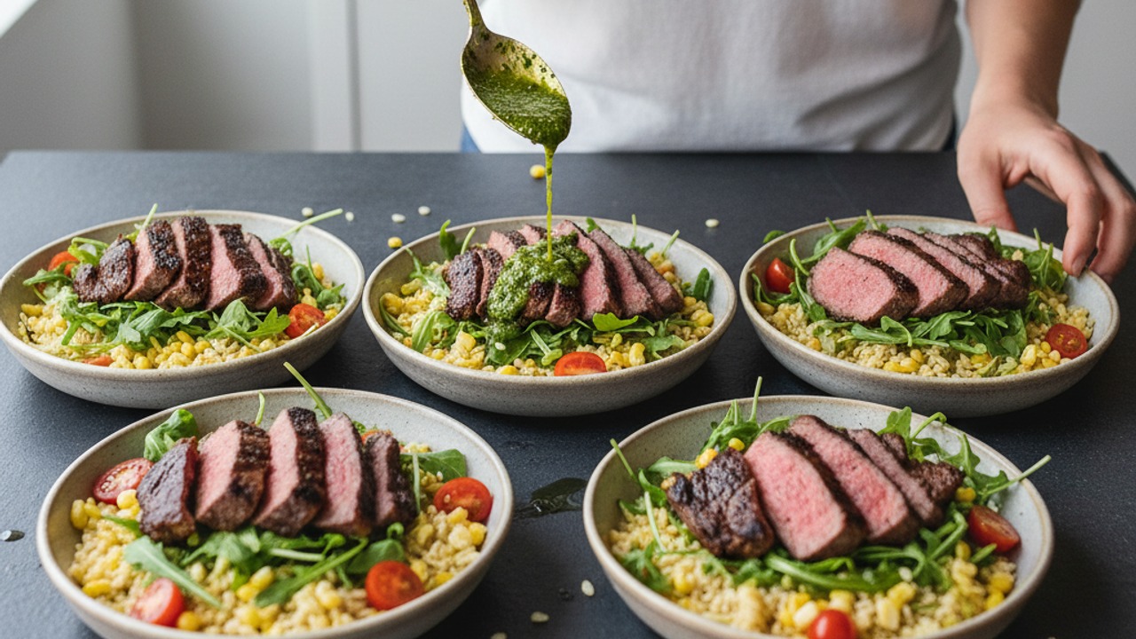 Assemble and serve (or pack for lunch)