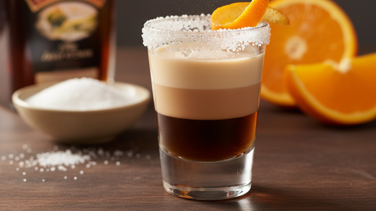 Garnish and serve (optional sugar rim)