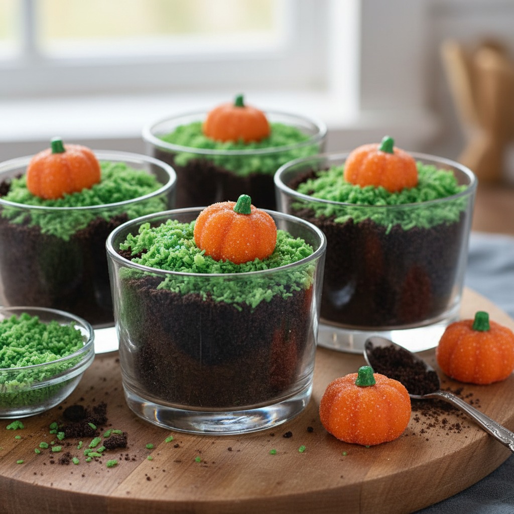 Decorate as a pumpkin patch
