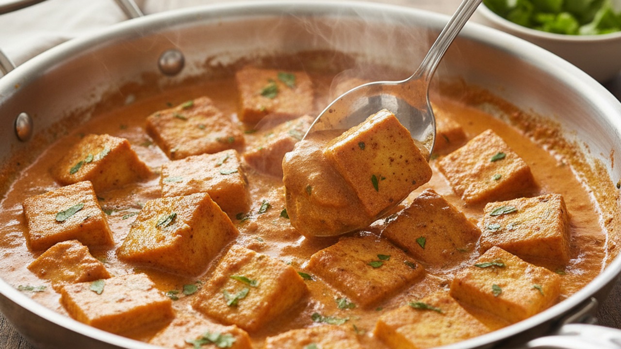 Gently coat tofu and meld flavors