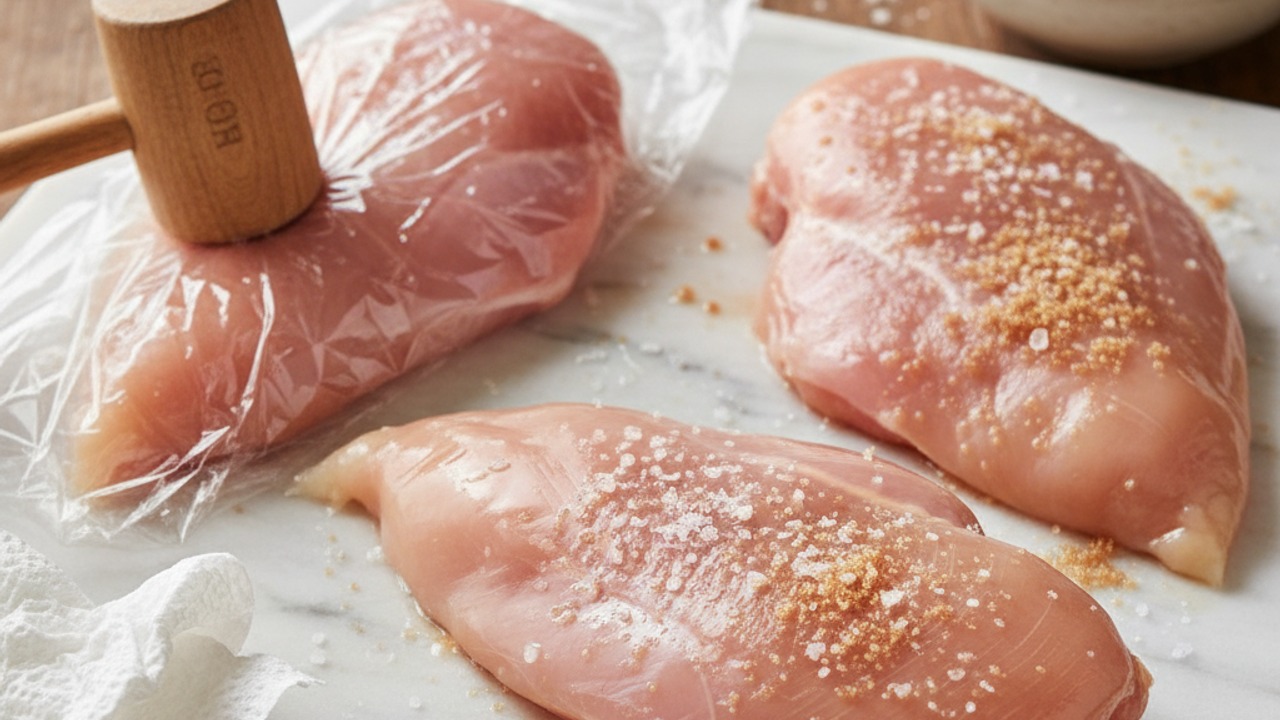 Dry-brine and even the thickness