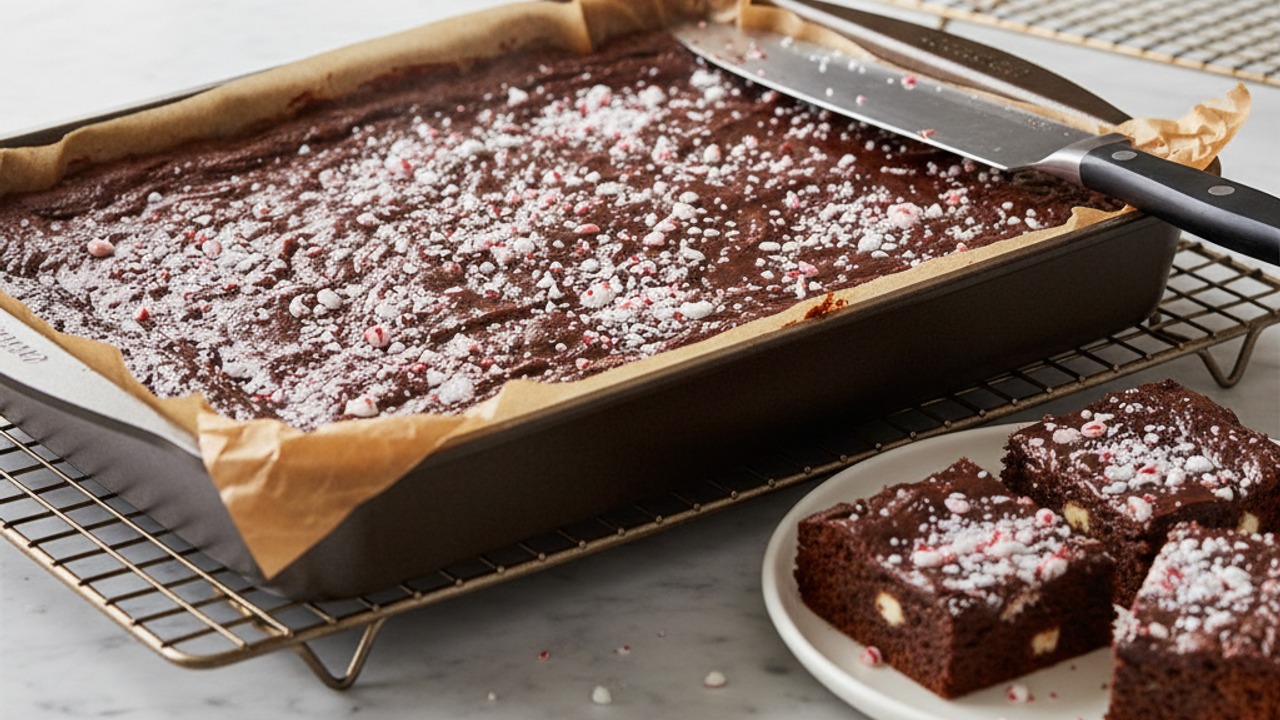 Bake or use the no-bake finish, then cool and cut