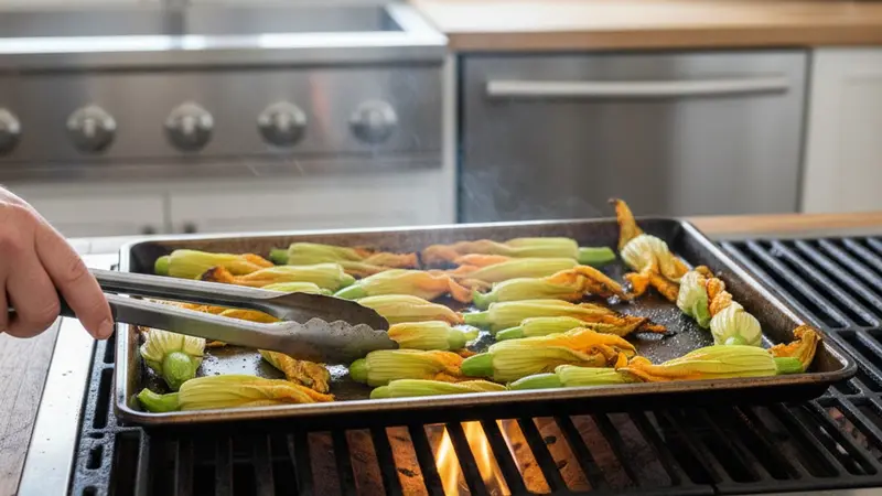 Sheet-pan-on-grill roasting technique