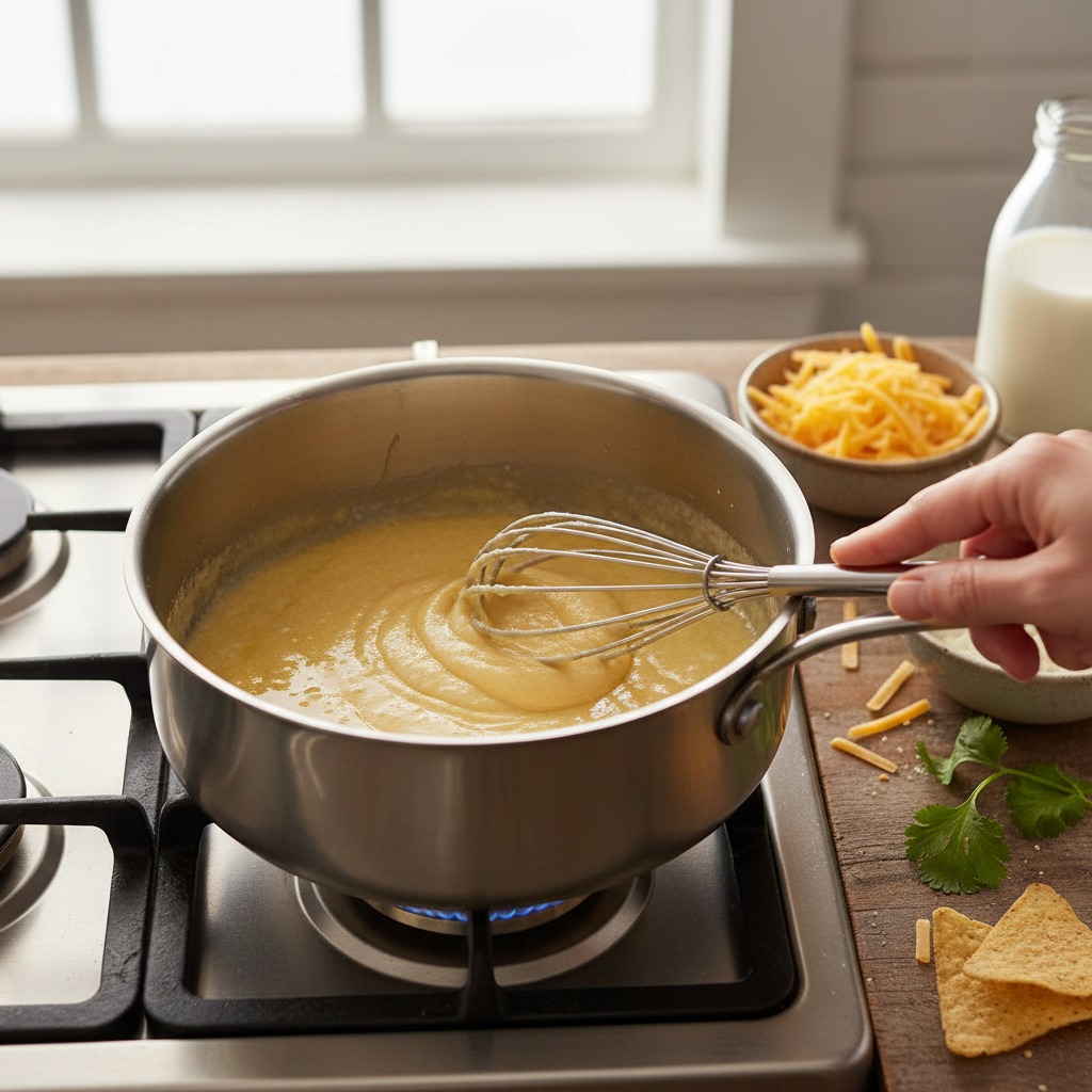 Make the homemade nacho cheese