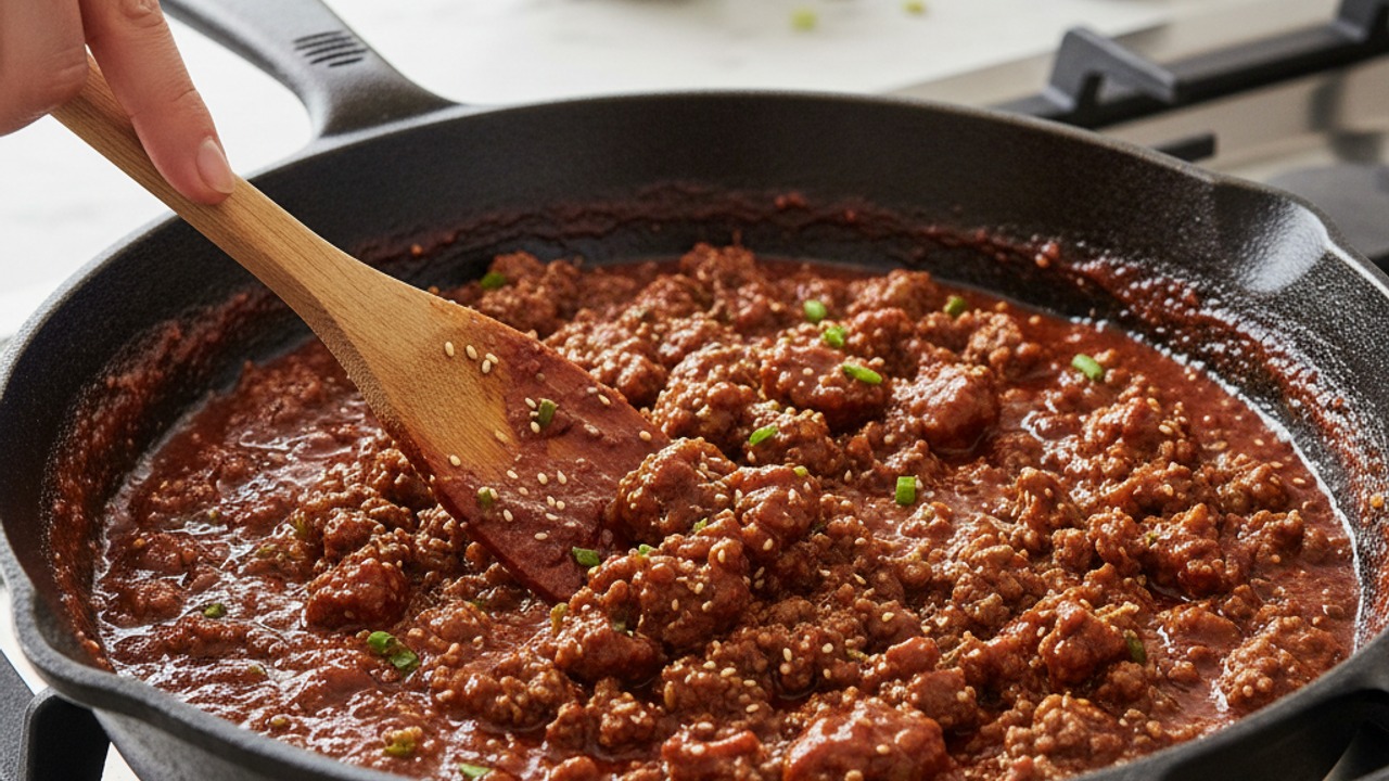 Simmer with sauce