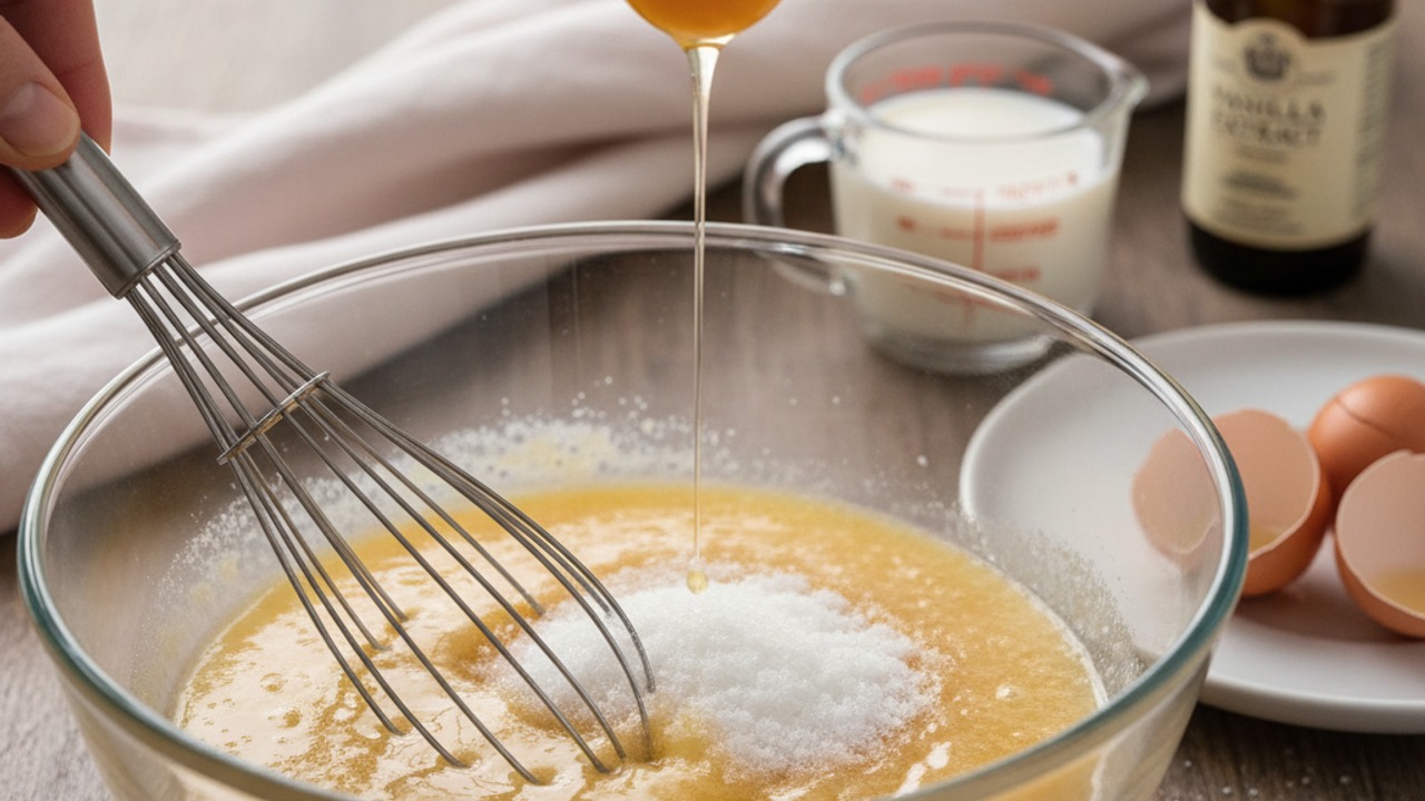 Combine wet ingredients
