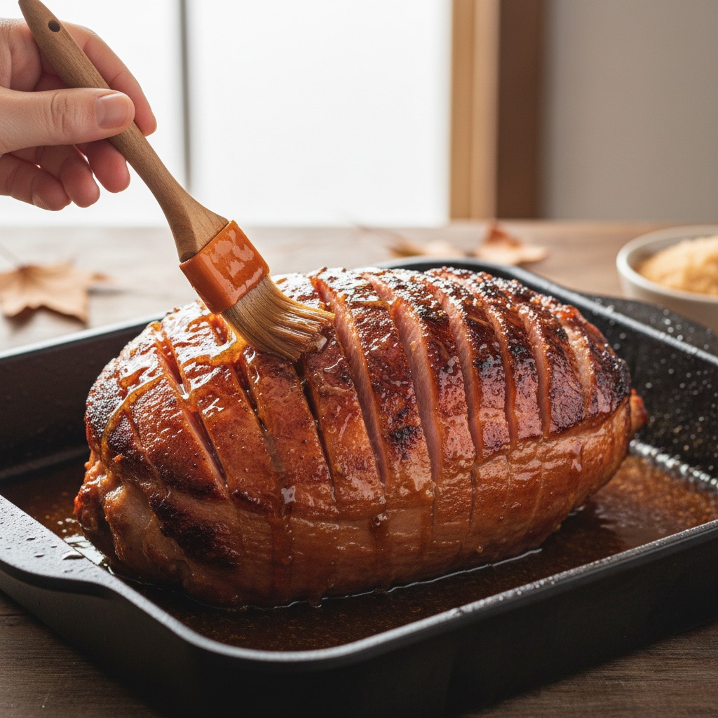 Glaze and caramelize