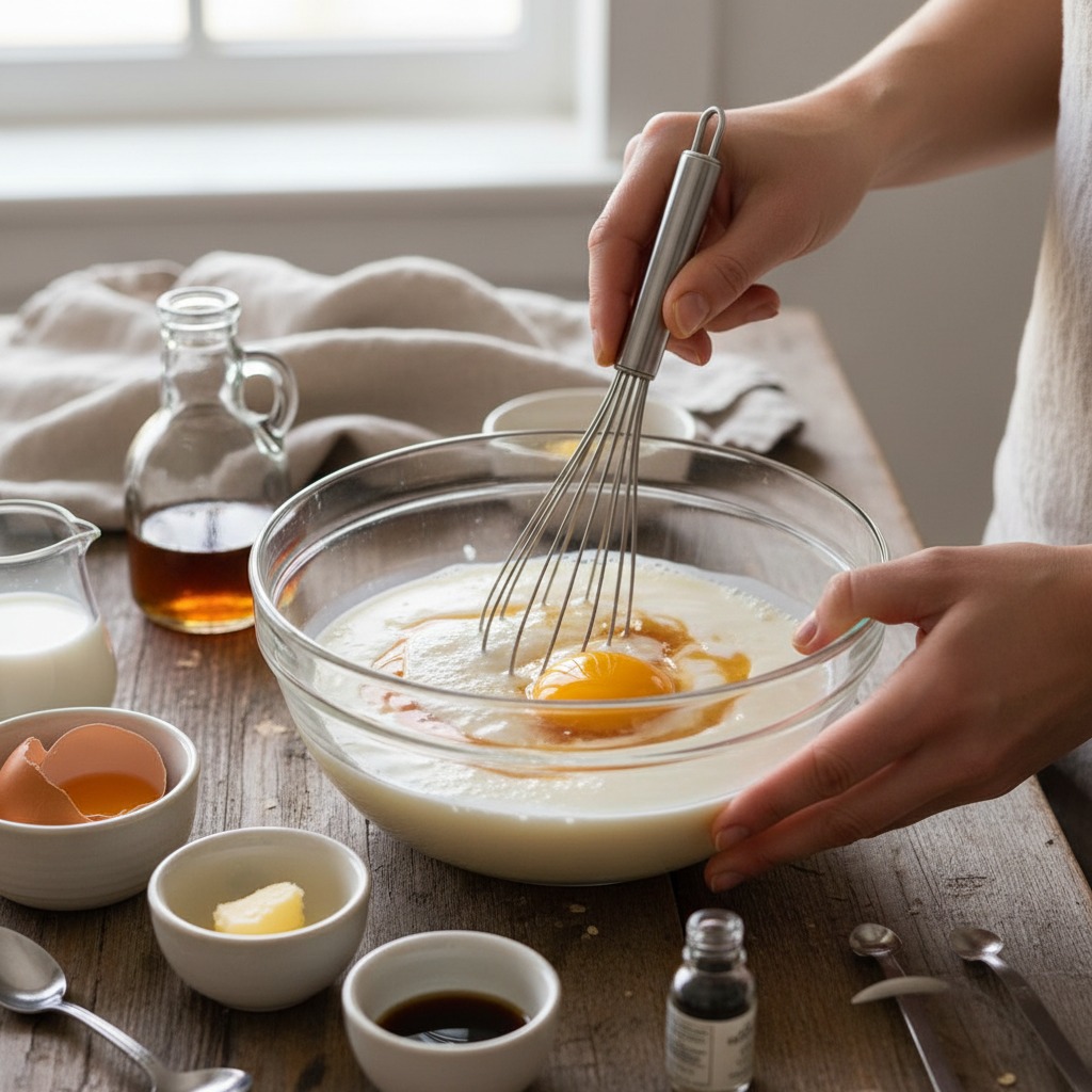 Mix wet ingredients