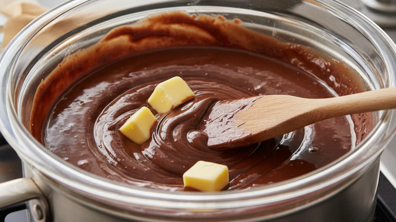 Melt butter and chocolate