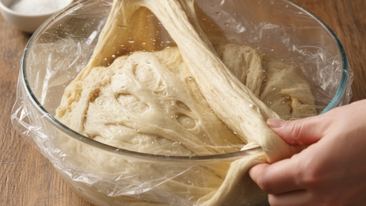 Bulk fermentation with folds