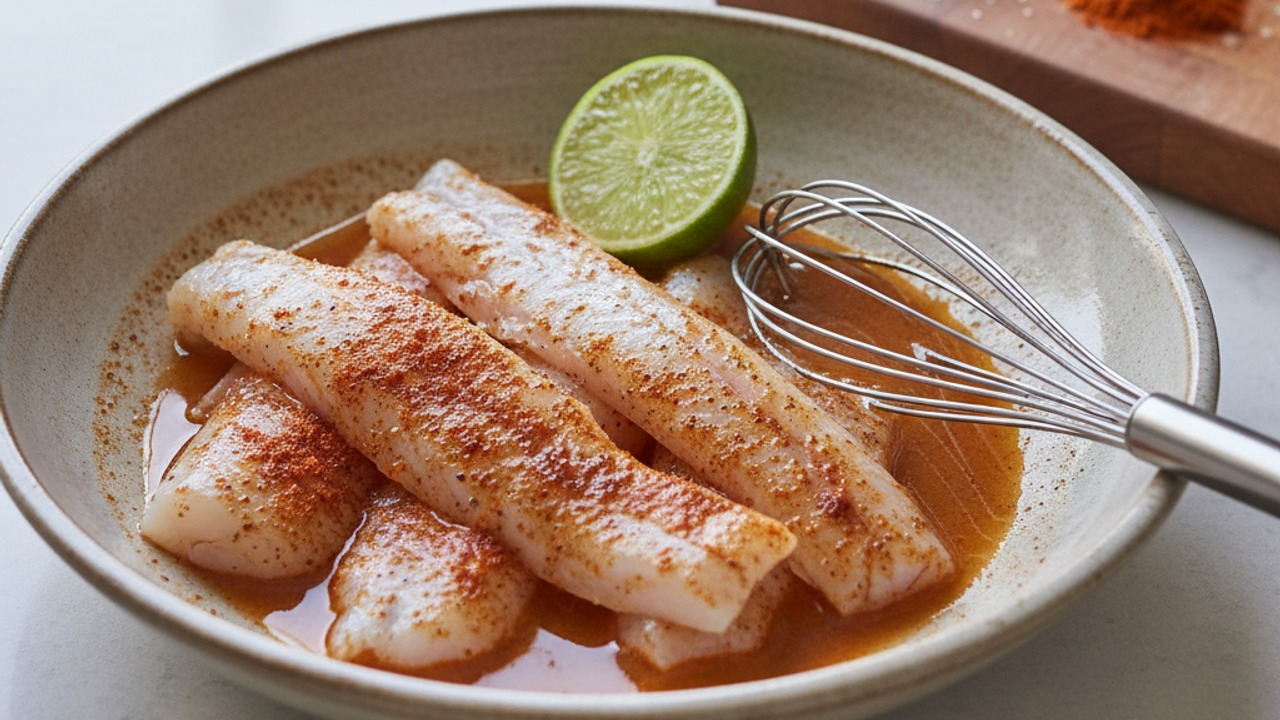 Marinate the fish