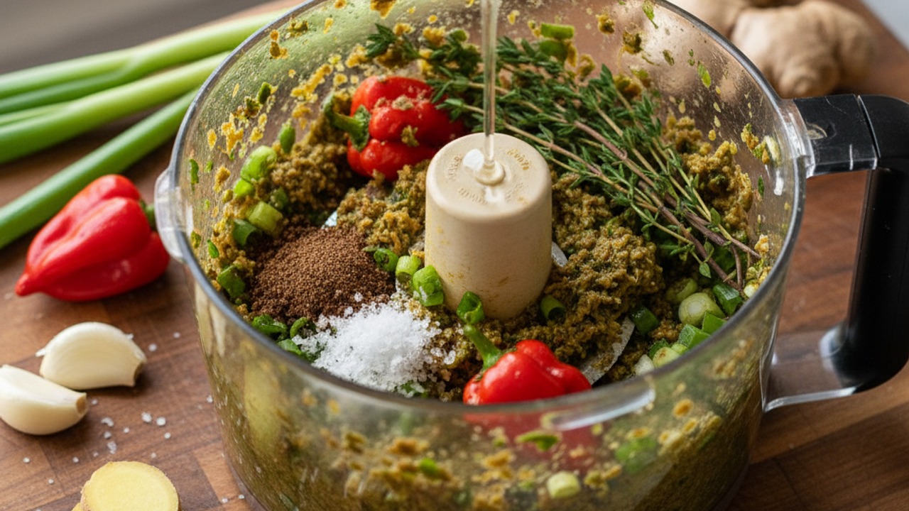 Make the jerk marinade