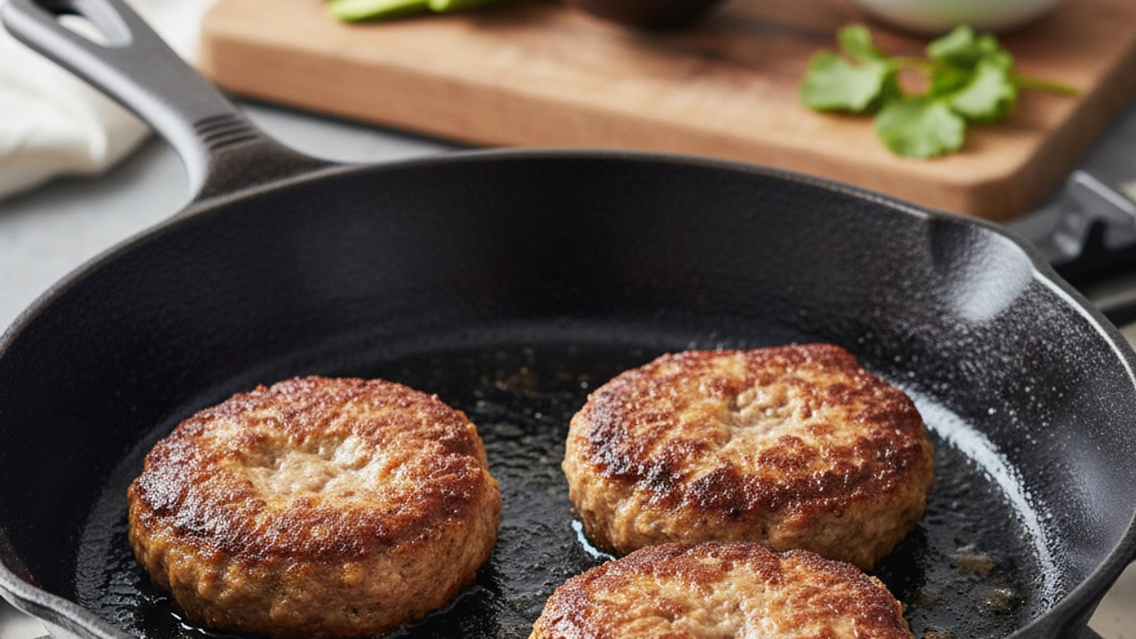 Form patties and cook with the juicy-burger technique