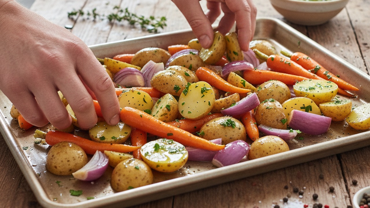 Prepare the vegetables