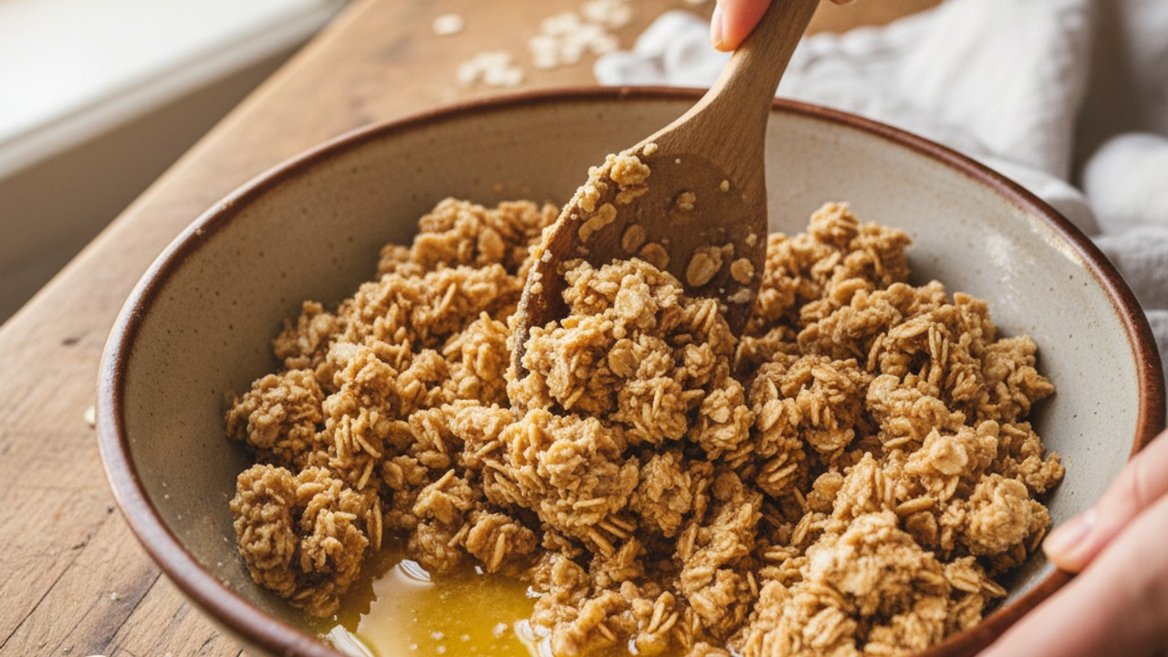 Prepare the crisp topping