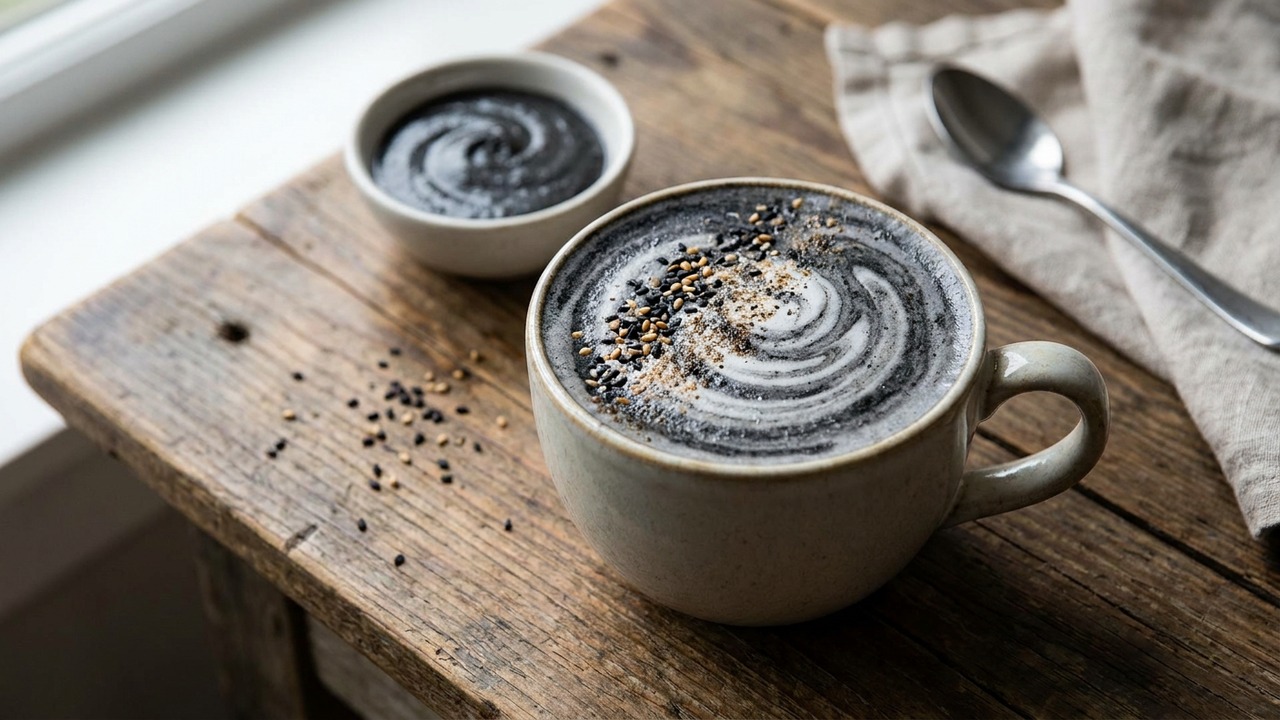 Black Sesame Latte