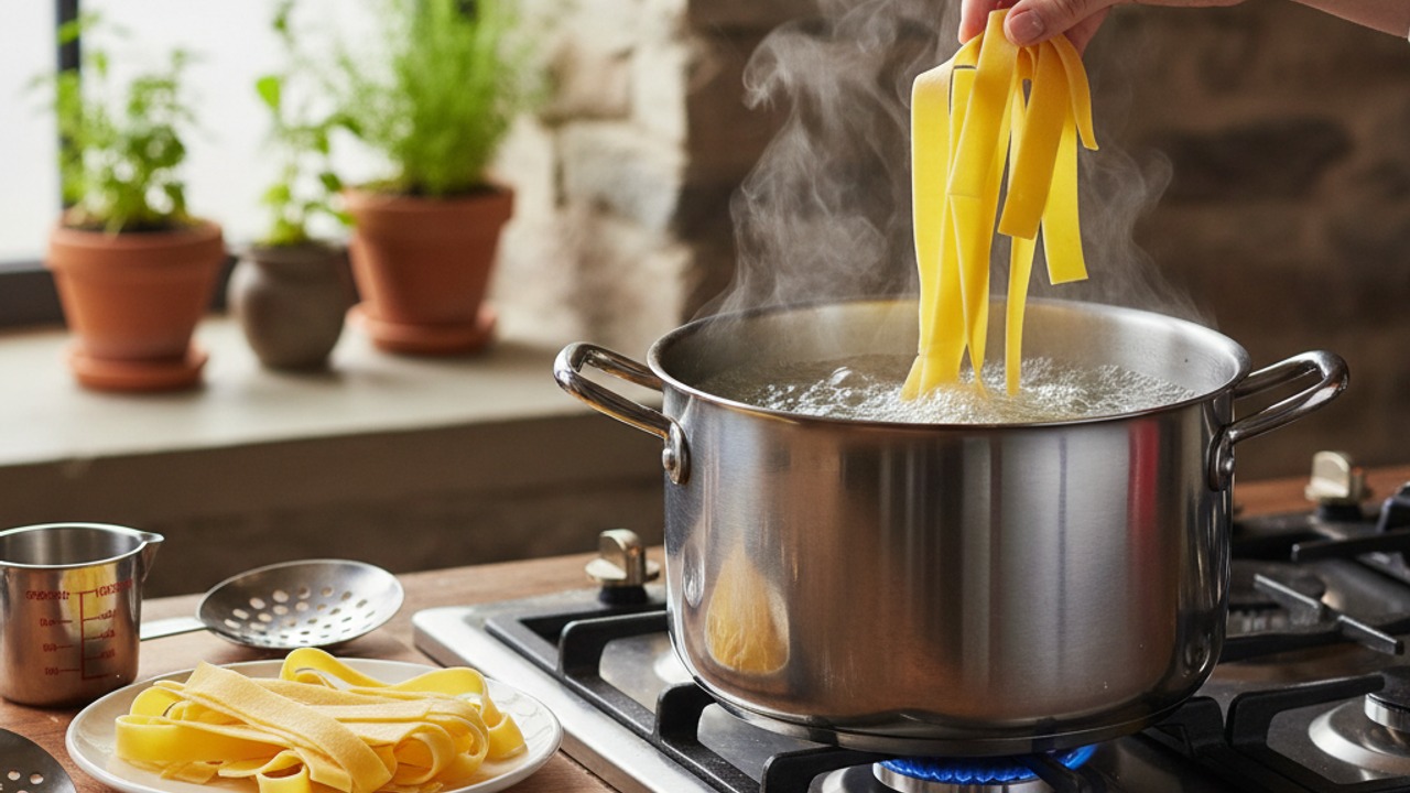 Cook the pasta