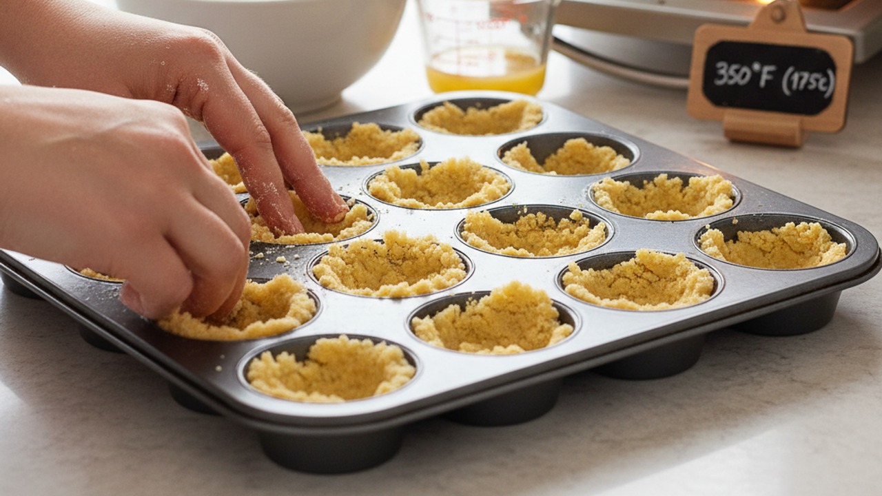 Make and prebake the shortbread crust