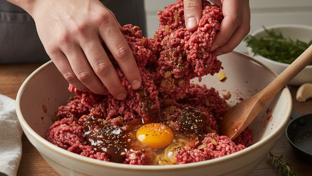 Combine meatloaf mixture