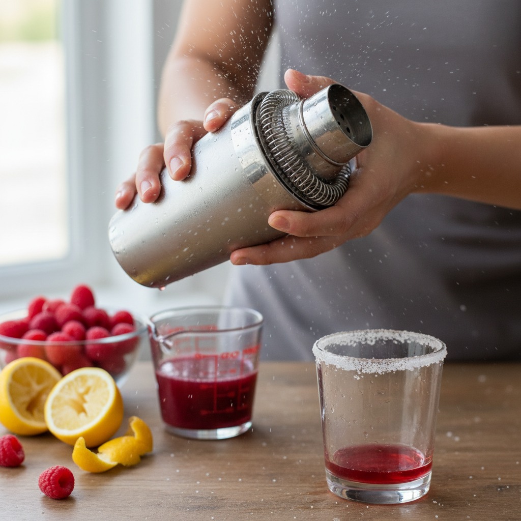 Shake the cocktails