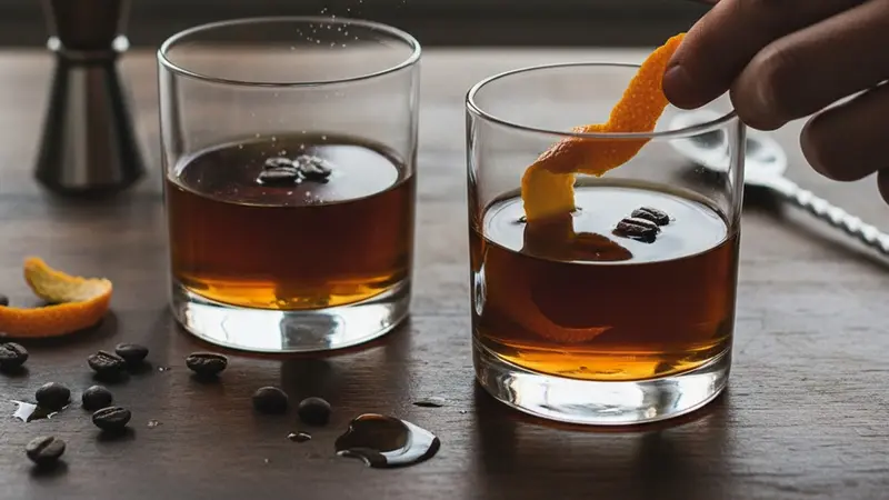 Garnish and finish