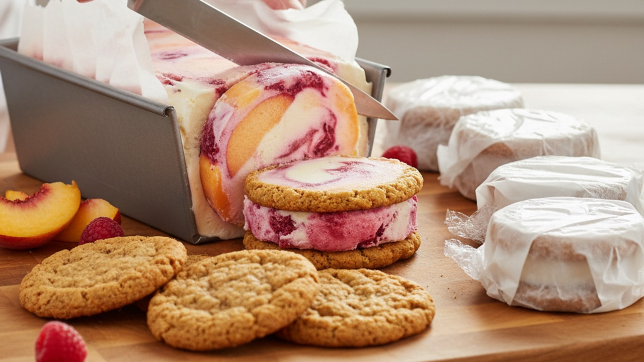Assemble the sandwiches and final freeze
