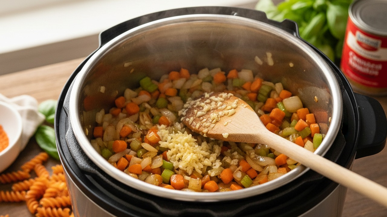 Sauté the aromatics
