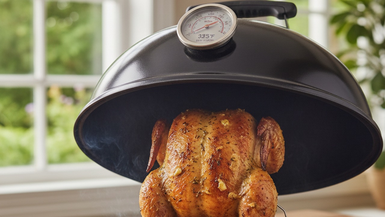 Grill the chicken over indirect heat