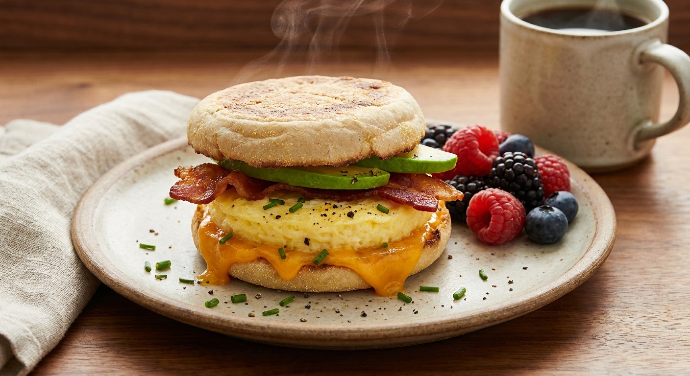 10-Min Microwave Egg Sandwich