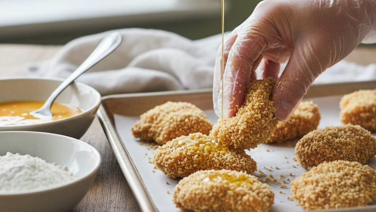 Coat the chicken