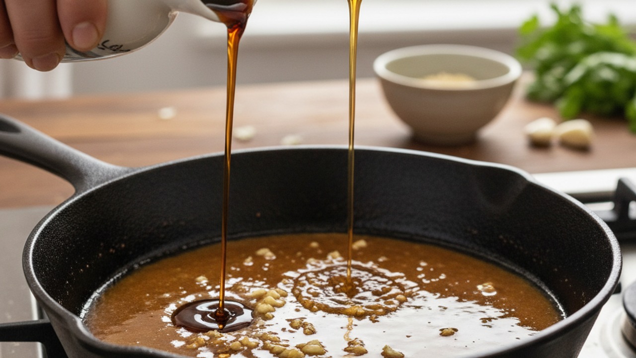 Make and reduce the glaze