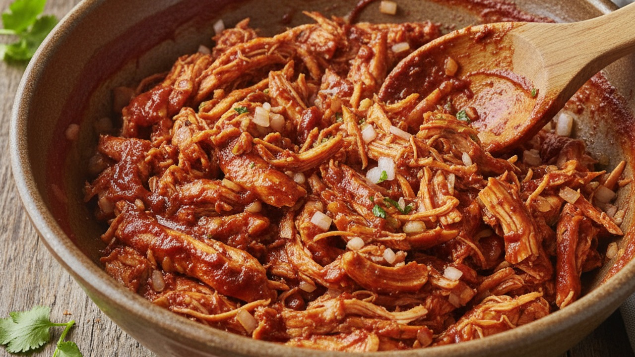 Make the chicken filling