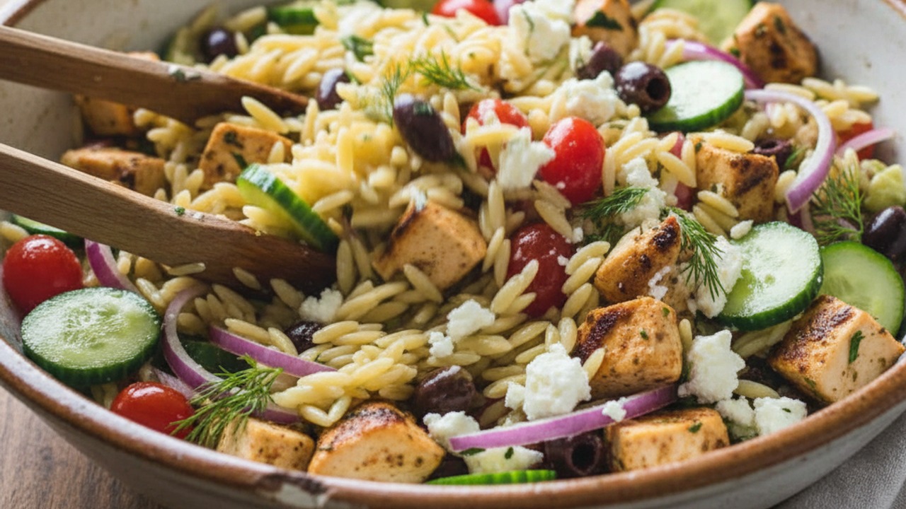 Toss salad to combine
