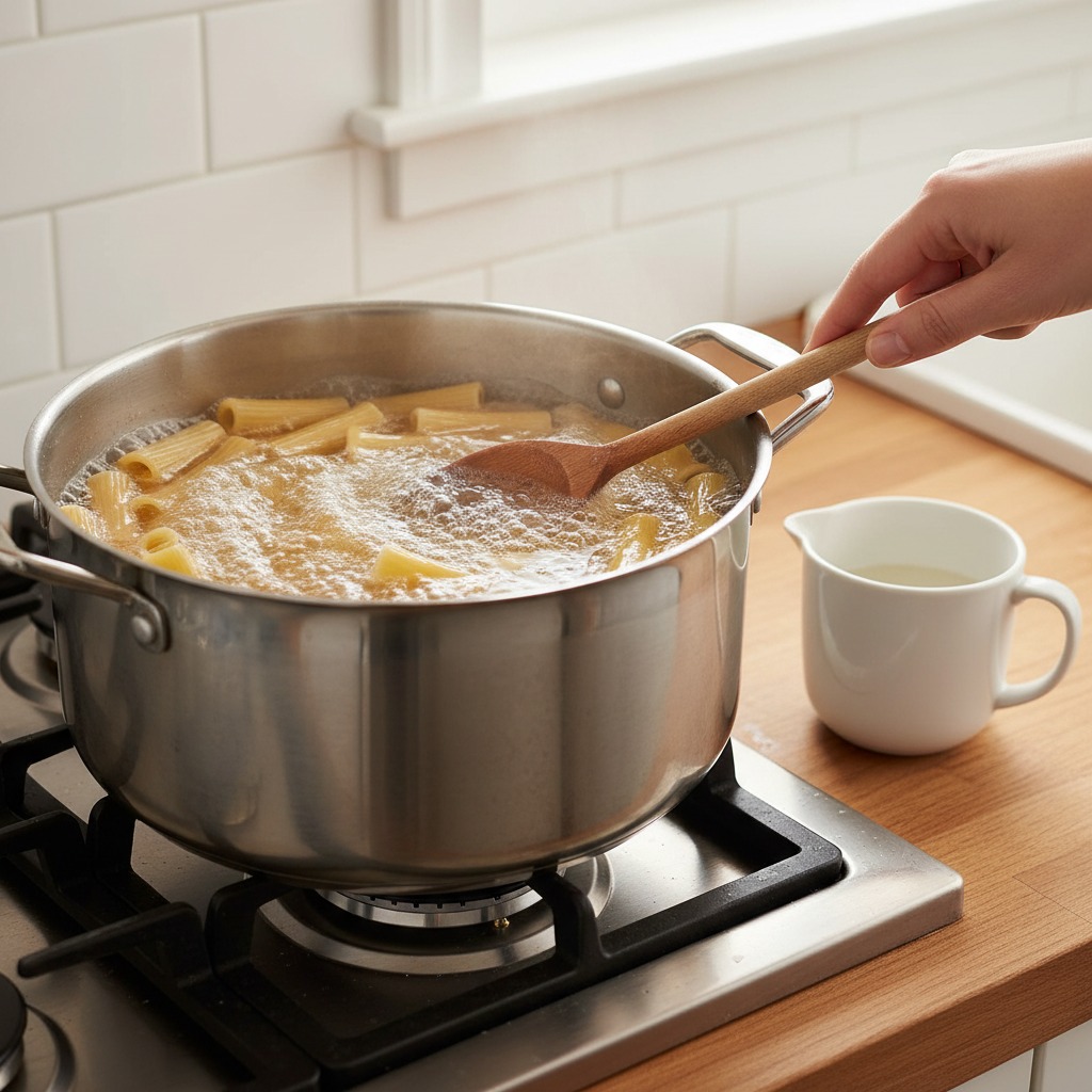 Cook the pasta