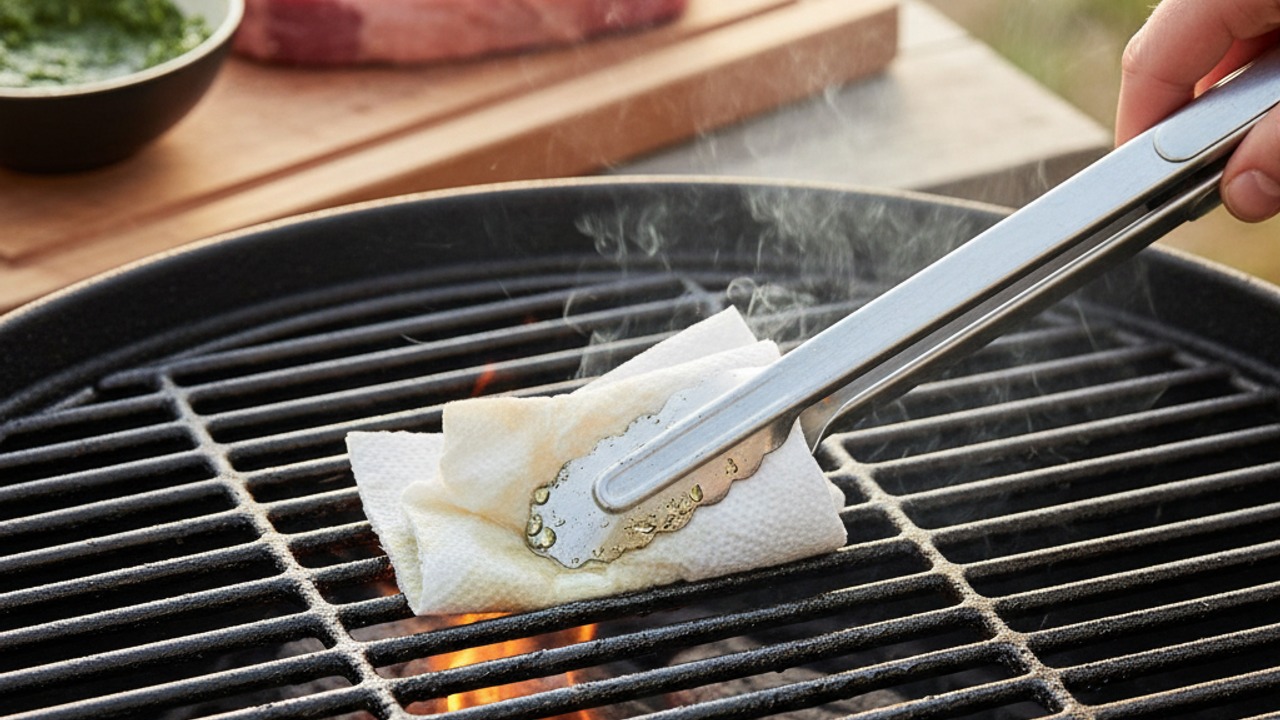 Preheat the grill