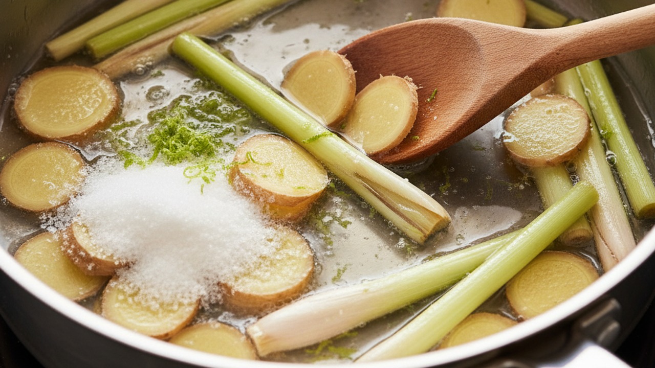 Make the simple syrup base