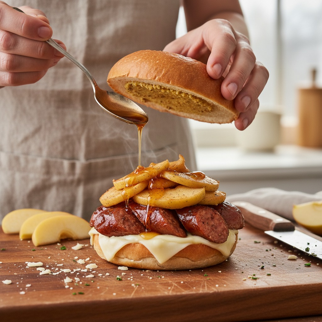Slice and assemble sandwiches
