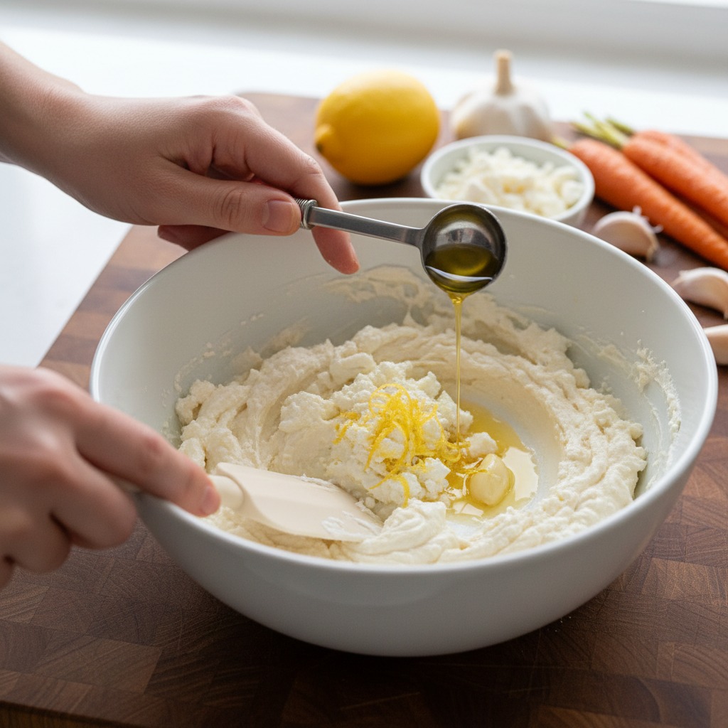 Make the lemony whipped feta