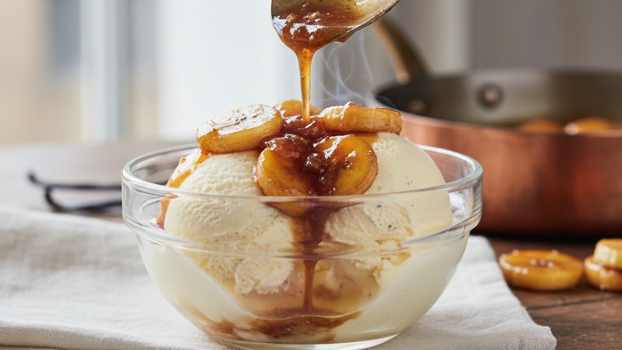 Serve over ice cream