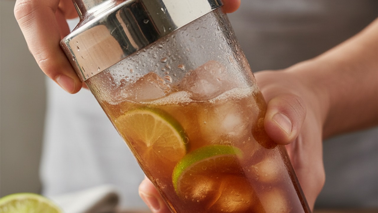 Mix the cocktail