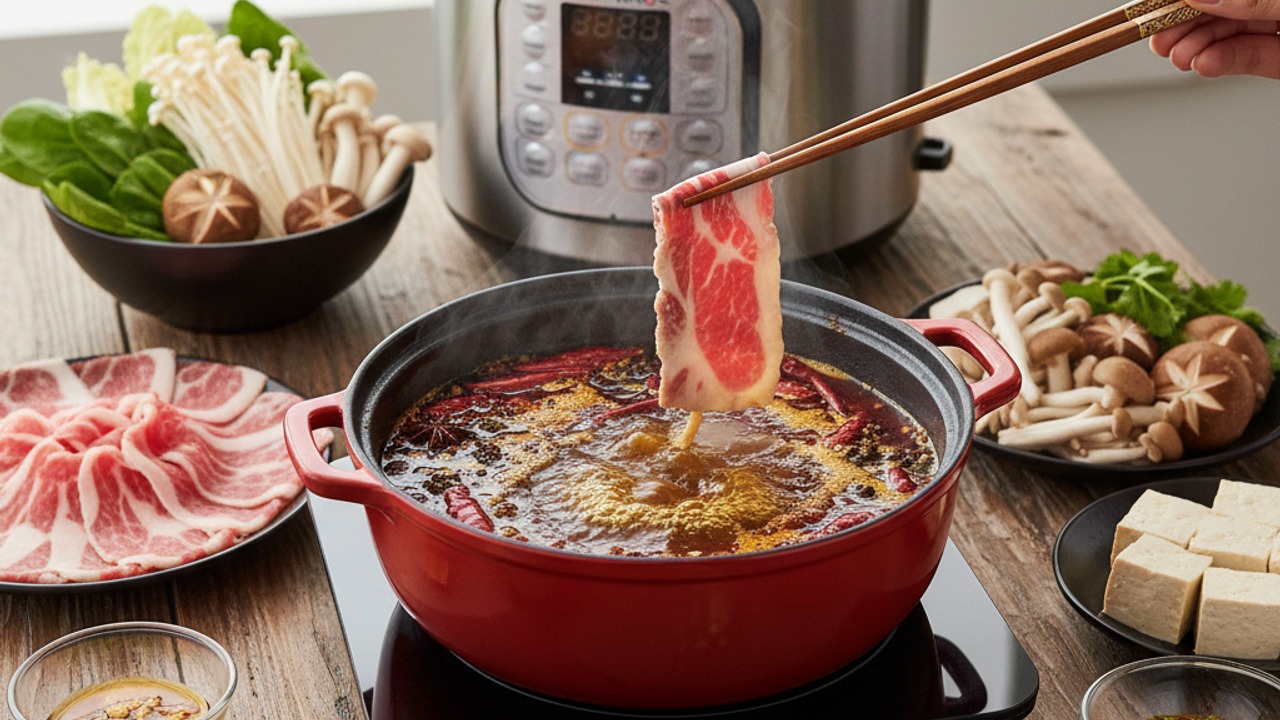 Keep warm and serve for hot pot